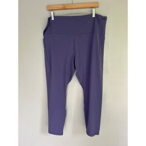 Athleta Transcend‎ Stash High Rise Tight Legging Women Size 3x Purple Athleisure